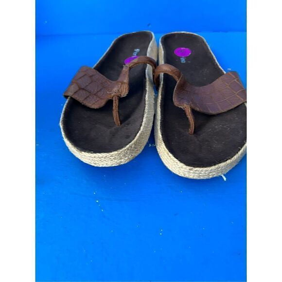 Perlina Bunny Sandals leather size 8.5 - Picture 4 of 6